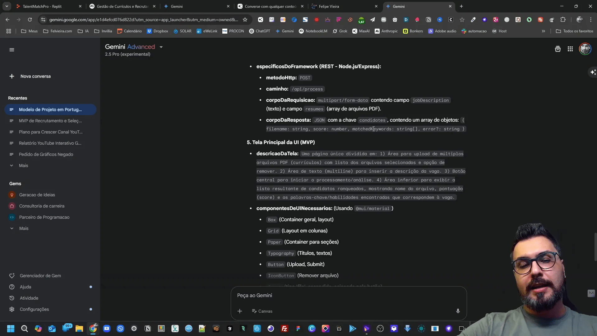 Demonstração de criação de um MVP no Repl.it